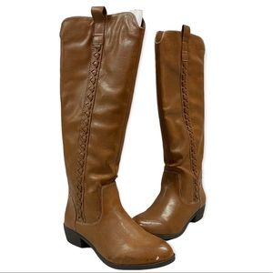 MIA - Leather - Brown - Knee High Riding Boots -Size 7.5